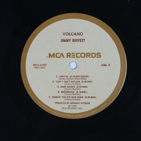 Jimmy Buffett – Volcano Vinyl LP MCA Records MCA-5102 1979 Classic Rock - Picture 5 of 10